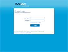 Tablet Screenshot of foodspotadmin.foodspot.com